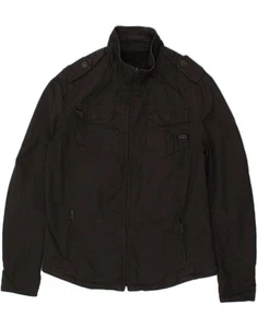JACK & JONES Mens Military Jacket UK 36 Small Green Polyester UI09 - Picture 1 of 3