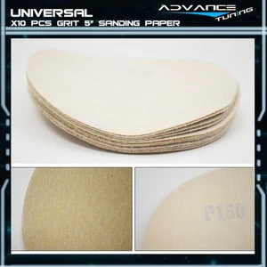 Disc 150 Grit 5 PSA Auto Sanding Paper Sheets Repair Sandpaper Magic Tape 10Pcs - Picture 1 of 2