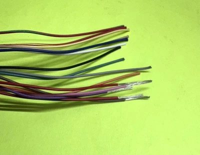 Colored mounting wire, for crafts, reusable, 15 wires of different colors 1 foot - Image 1 of 4