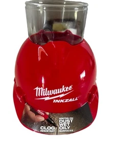 Milwaukee Inkzall Hard Hat Merchandiser Display .... no markers/pens just Helmet - Picture 1 of 1