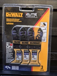 Dewalt Oscillating Blade Assortment 3 Pack Demolition Elite Series DWA423CSET - Picture 1 of 22