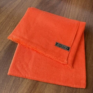 Women's 100% Cashmere Shawl - Coral Pink Pashmina Stole Scarves Winter Body Wrap - Picture 1 of 5