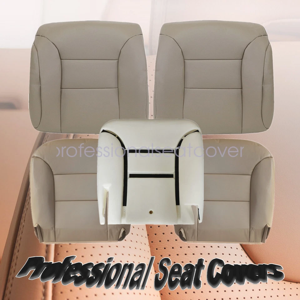Funda de asiento delantero inferior y trasero y cojín de espuma para conductor para GMC Yukon 1995-1999 Foto 1 de 4
