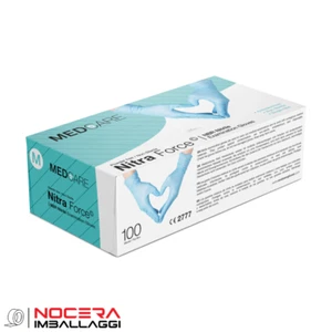 400 GUANTI MONOUSO BLU IN NITRILE, TAGLIA S, RESISTENTI SENZA POLVERE NÉ LATTICE - Foto 1 di 1