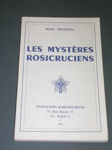 Esotérisme Rose Croix Max Heindel les mystères rosicruciens 1972 - Picture 1 of 2