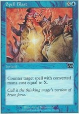 4x Spell Blast MTG 6th Edition / Classic NM Magic Regular
