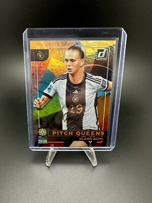 2023 Donruss Womens World Cup 12 Klara Buhl Germany Orange Pitch Queens /49 - Image 1 of 3