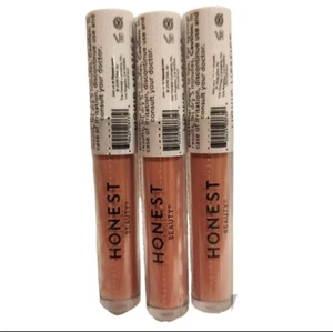 Lot of 3 Honest Beauty Hydrating Liquid Lipstick Vegan Cruelty Free Off Duty New - Picture 1 of 7