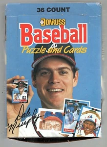 1988 Donruss Baseball Wax Box With 36 Unopened Sealed Packs. Glavine, Alomar RC - Picture 1 of 6
