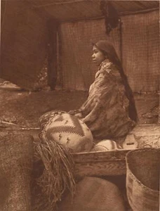 Edward Curtis A Chief's Daughter Skokomish 1912 17"x 22" Archival Art Print - Picture 1 of 1