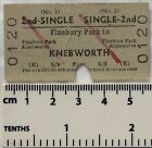 1964 British Transport Board ticket 2nd single Finsbury Park to Knebworth
