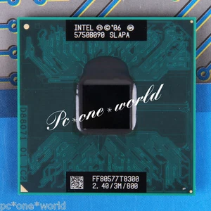 100% OK SLAPA SLAYQ Intel Core 2 Duo T8300 2.4GHz Dual-Core Laptop CPU Processor - Picture 1 of 2