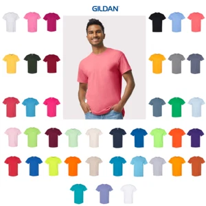 Gildan 5000 Heavy Cotton Men's Short Sleeve T-Shirt Sizes S-3XL *NEW* - Picture 1 of 42