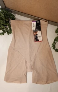 Miraclesuit Extra Firm Control Hi-Waist Cinching Thigh Slimmer Nude 2XL - Picture 1 of 4