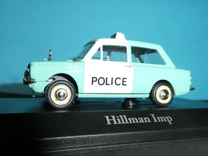Hillman Imp Police Panda car 1970 White /Green Atlas  Collectors Model  - Picture 1 of 4