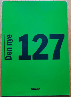 1979 FIAT 127 car sales brochure. Danish text catalogue / prospekt from Denmark - Image 1 of 4