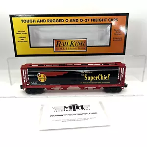 MTH RailKing 30-75721 Santa Fe Black Bonnet 4-Bay Cylindrical Hopper New O Rare - Picture 1 of 14
