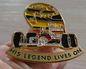 RARE PIN'S F1 FORMULA ONE MCLAREN HONDA SHELL MARLB0RO AYRTON SENNA CASQUE - Foto 1 di 5