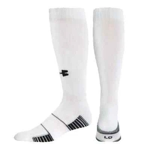 Under Armour, UA Football White Over the Calf Sock Men's 9-12.5 - Picture 1 of 5
