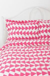 NEW URBAN OUTFITTERS MAGICAL THINKING PINK ARROWHEAD TWIN XL DUVET COVER 66 X 90