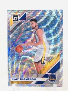 2019/20 Optic KLAY THOMPSON Silver Wave Holo Prizm Mint Fanatics Warriors - Picture 1 of 5