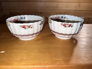 2- Vintage Copeland Spode "Rosalie" Tea Coffee Cups - Picture 1 of 7