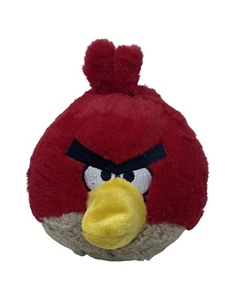 Angry Birds Plush Red Bird Toy Stuffed Animal 5" 2010 (No Sound) - Picture 1 of 6