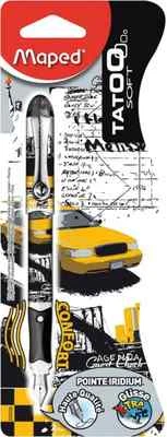 Füllfederhalter by Maped TATOO Softgrip "NEW YORK" Füller Iridium-Feder cool