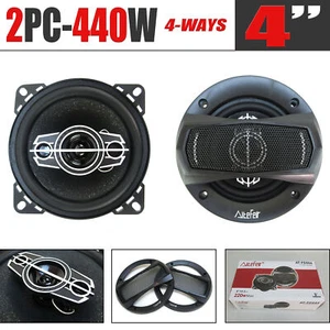 1 Pair 4Inch 440W4-Way Car Coaxial Auto Music Full Range Frequency Hifi Speakers - Bild 1 von 10