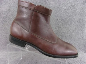 O'Sullivan by Mason Executive Imperial men's leather side zip ankle boot US9E - Picture 1 of 11