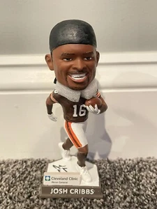 Josh Cribbs Signed Autographed Bobblehead Browns Akron Rubber Ducks Proof NIB - Picture 1 of 6