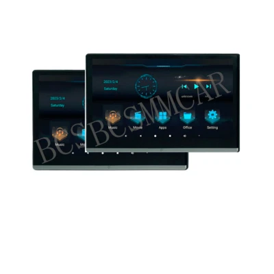 2x Car Headrest Monitor Rear Seat Entertainment TV Video Player IPS Touch Screen - Image 1 of 4