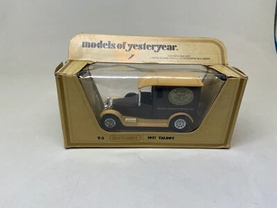 MATCHBOX-MODELS OF YESTERYEAR-Y-5 1927 TALBOT (WRIGHTS)-1:47 SCALE - Image 1 of 4