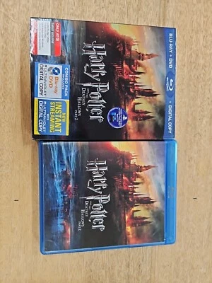 Harry Potter and the Deathly Hallows Pt. 2 (4-Disc Blu-ray/DVD) NEW ! w/ Slip ! - Image 1 of 4