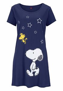 328266/K82 Peanuts Sleepshirt mit Snoopy-Print Gr. 56/58 NEU 