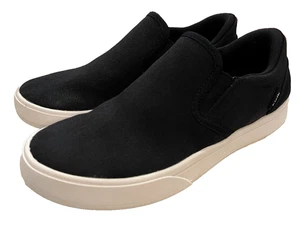 KIZIK VENICE Size 7 Sneakers SHOES BLACK Sneaker Canvas Loafer Slip in Womens - Picture 1 of 11