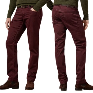 RALPH LAUREN Purple Label Herren Hose 40x32 Burgund Slim Fit Stretch Satin - Bild 1 von 11