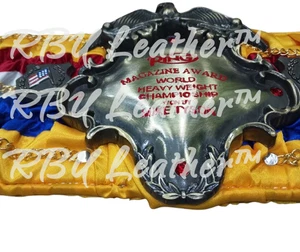 MIKE TYSON WORLD BOXING HEAVYWEIGHT CHAMPIONSHIP BELT - Picture 1 of 5