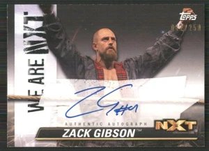 2021 Topps WWE NXT We Are NXT Autographs #A-ZG Zack Gibson 1858 - Picture 1 of 2