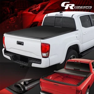 CUBIERTA ENROLLABLE DE VINILO SUAVE PARA CAMIÓN 16-23 TOYOTA TACOMA PLATAFORMA CORTA 5 FT - Imagen 1 de 12