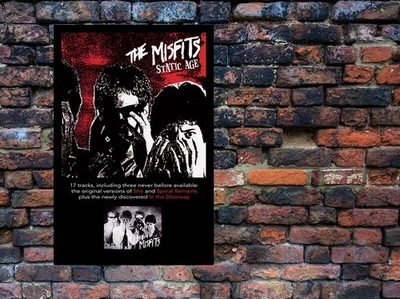Misfits Static Age poster 16"w x 24"h Samhain Metallica CRAMPS beautiful - Image 1 of 3