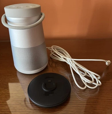 BOSE SoundLink Revolve + Bluetooth Portable Speaker with Extra Long Cable-Silver - Image 1 of 4