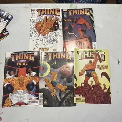 THE THING #1-5 2 3 4 5 incomplete  SET CVR A TOM REILLY 2021 MARVEL COMICS NM - Image 1 of 4