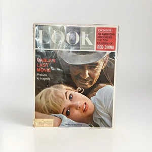 Marilyn Monroe And Clark Gable Cover LOOK magazine January 31, 1961 Vintage - Picture 1 of 7