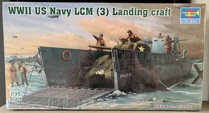 TRUMPETER 00347 1/35 WW2 USN HIGGINS LCM (3) LANDING CRAFT D-DAY ANZIO NORMANDY - Bild 1 von 7