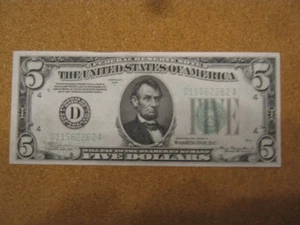1934A 5 $ FRN - Cleveland - Bild 1 von 4