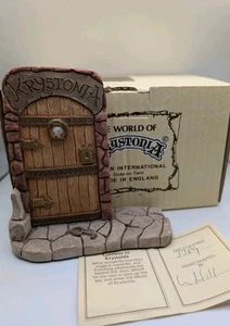 Krystonia Gateway To Fantasy Door Figurine England Boxed Tag - Picture 1 of 6