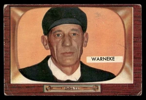 Lon Warneke 1955 Bowman Umpire Card #299 GD - Picture 1 of 2