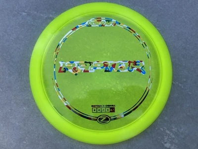 Discraft Elite Z Raptor-Day Glow Yellow w WONDERBREAD Foil - Image 1 of 4