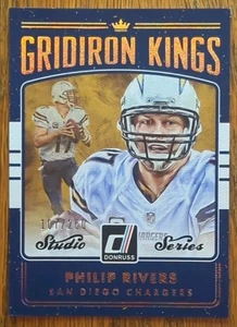 Donruss 2016 - Gridiron Kings Studio Series #10 Philip Rivers/250 - Imagen 1 de 2
